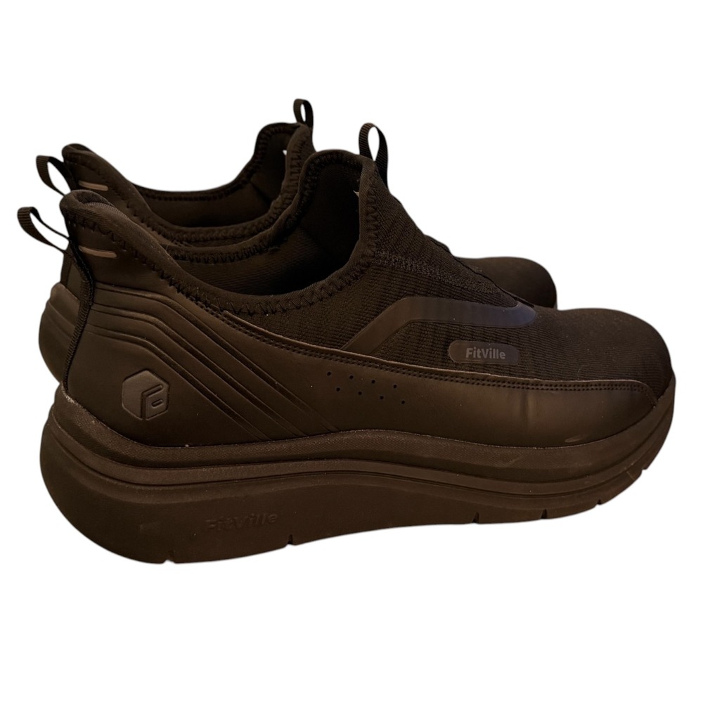 FitVille Men's EasyTop Wings Slip-On Recovery Shoes, Wide Width.
